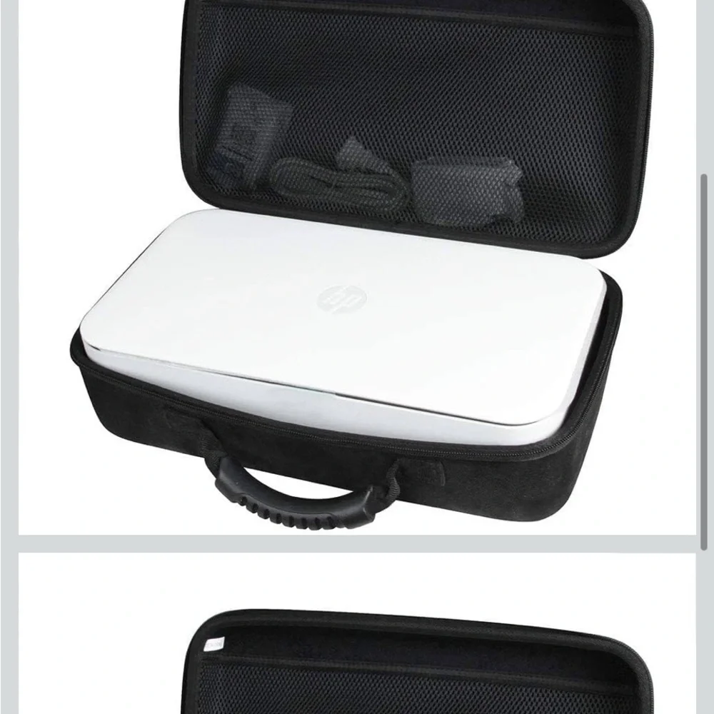 HP White Wireless Printer with Voice Activation with case ALL NEW